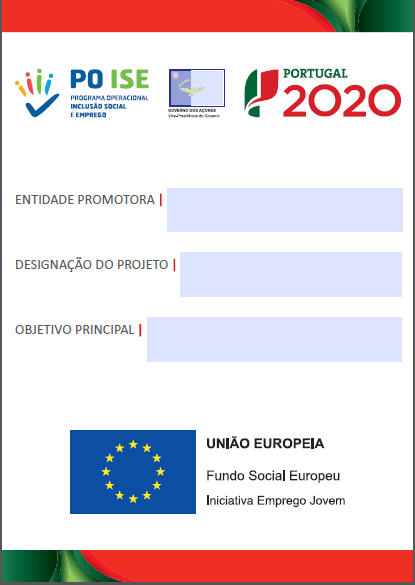 Modelos Cartazes - UE-FSE-IEJ - Região Autónoma dos Açores