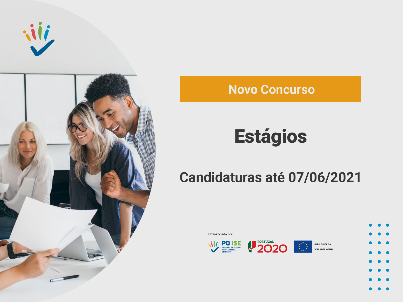 Tipologia de Operações 1.01 –Estágios, abertas através do AVISO nº POISE-18-2021-10