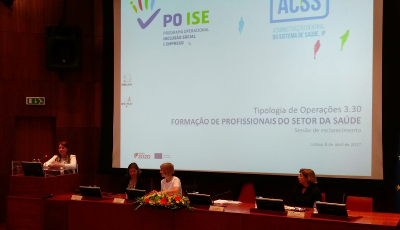 Sessão de Esclarecimentos da Tipologia de Operações 3.30 “Formação dos Profissionais do Setor da Saúde”